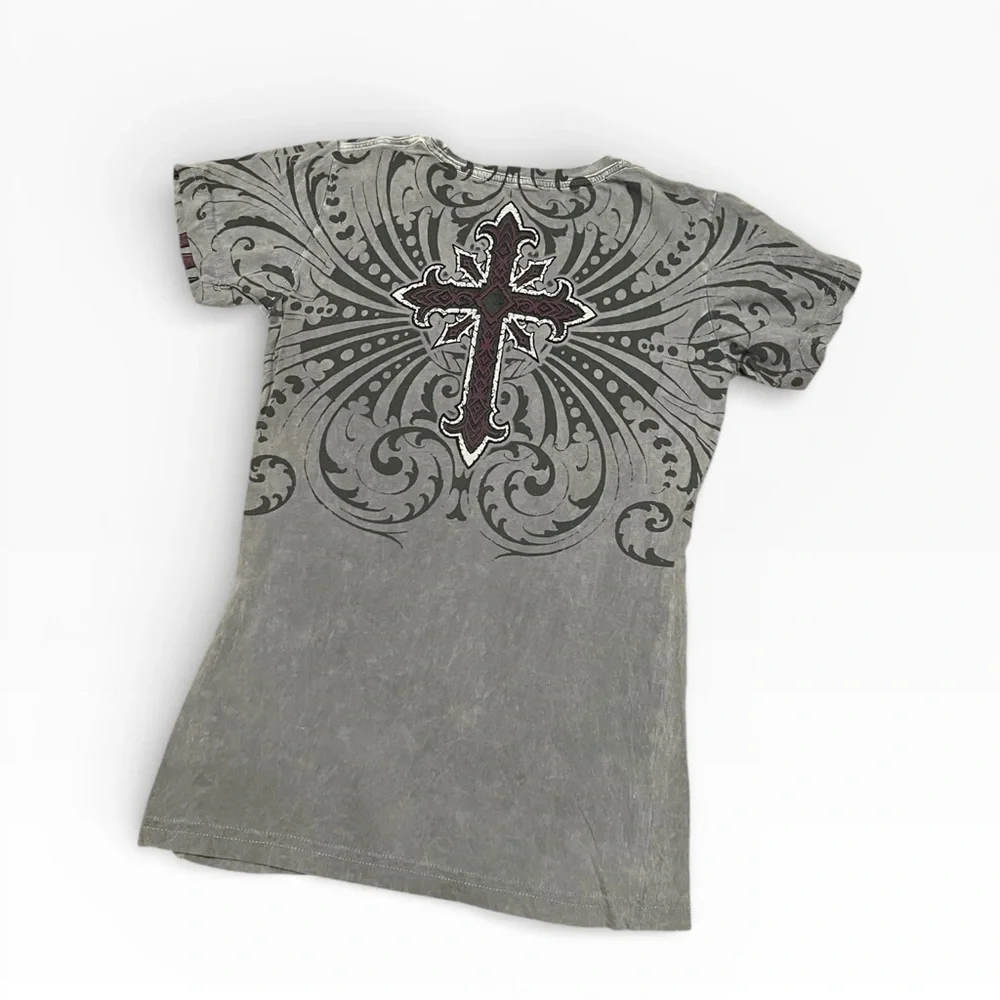 Sinful Women’s Y2K Tee with Heart and Wings Design - Picture 4 of 6